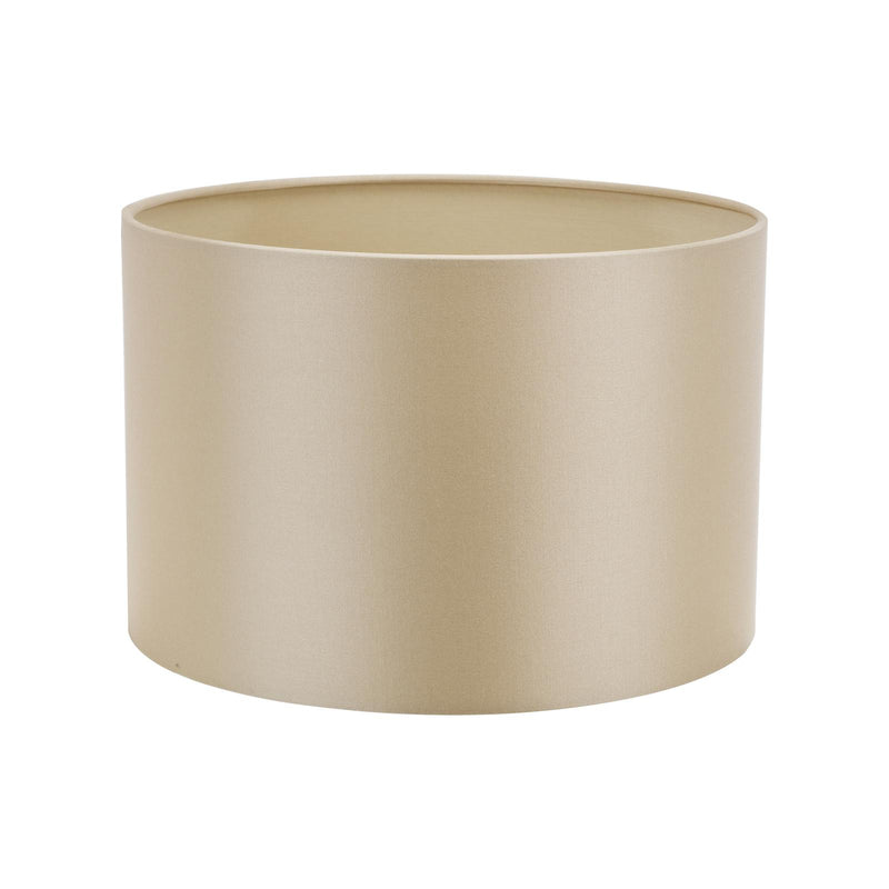 Dar Lighting Lyris Taupe Cotton Drum Shade 30cm 30cm • LYR1229