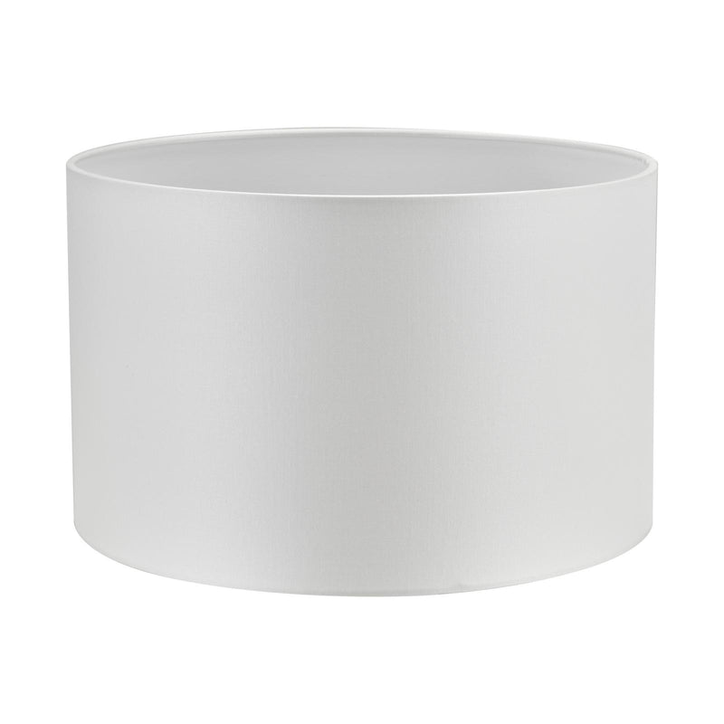 Dar Lighting Lyris Ivory Cotton Drum Shade 35cm 35cm • LYR1415