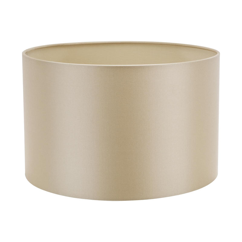 Dar Lighting Lyris Taupe Cotton Drum Shade 35cm 35cm • LYR1429
