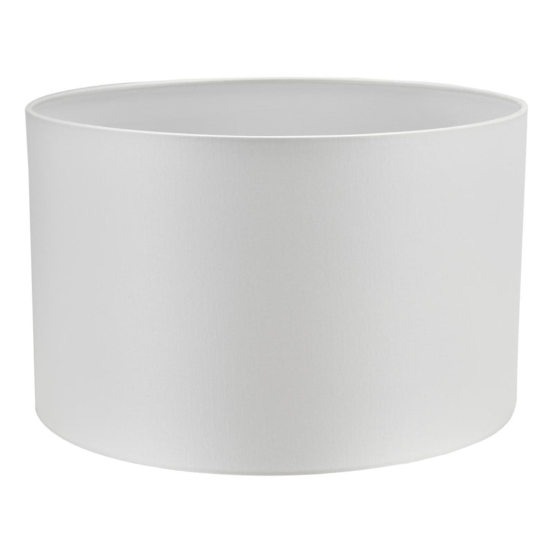 Dar Lighting Lyris Ivory Cotton Drum Shade 40cm 40cm • LYR1615
