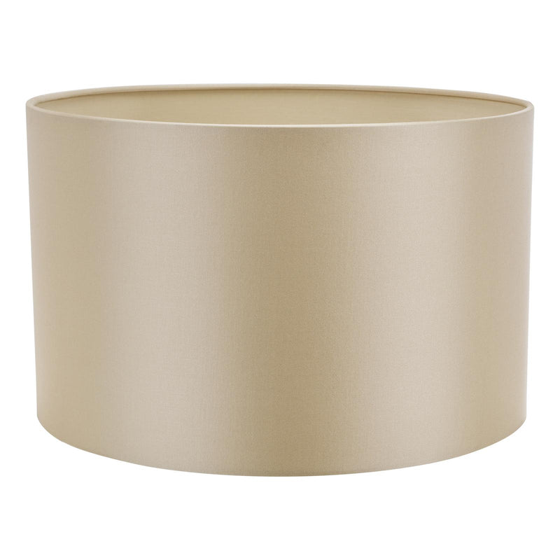 Dar Lighting Lyris Taupe Cotton Drum Shade 40cm 40cm • LYR1629