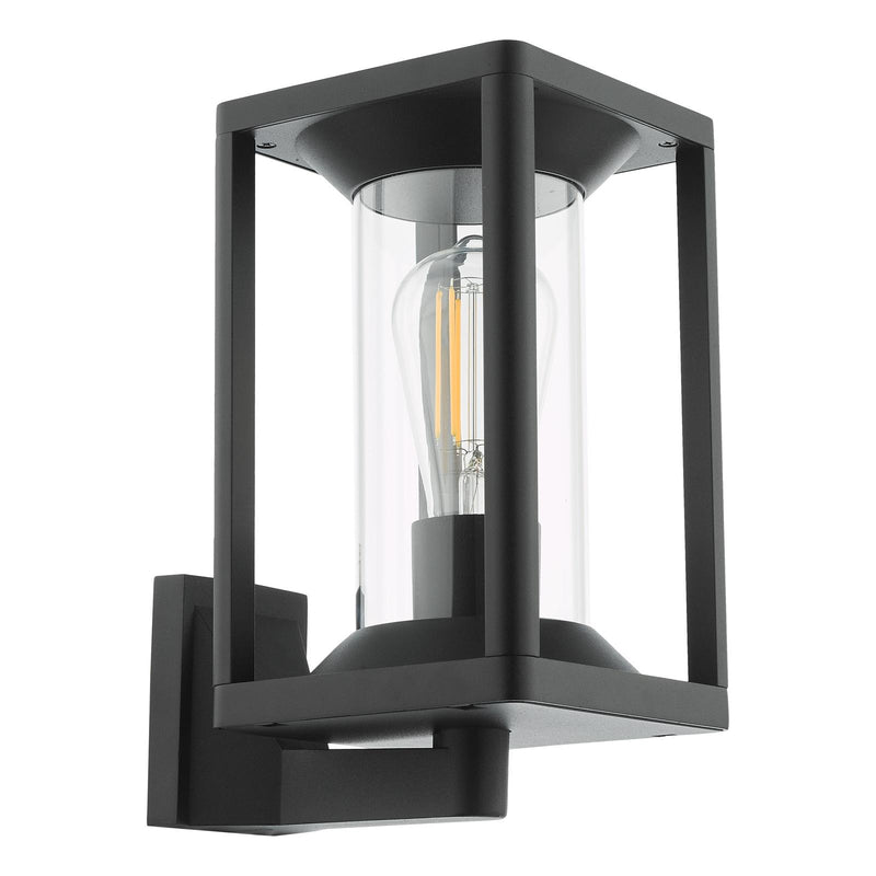 Dar Lighting Mackenzie Outdoor Wall Light Matt Black IP65 • MAC1622