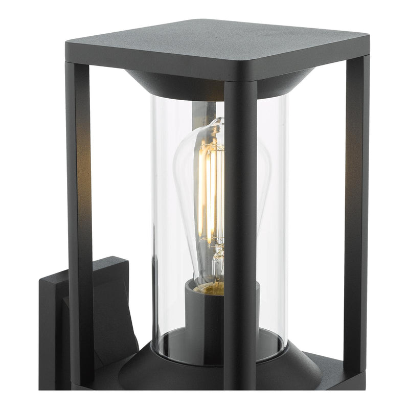 Dar Lighting Mackenzie Outdoor Wall Light Matt Black IP65 • MAC1622