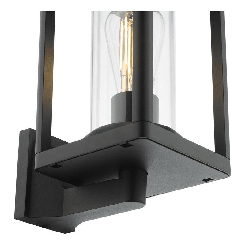 Dar Lighting Mackenzie Outdoor Wall Light Matt Black IP65 • MAC1622