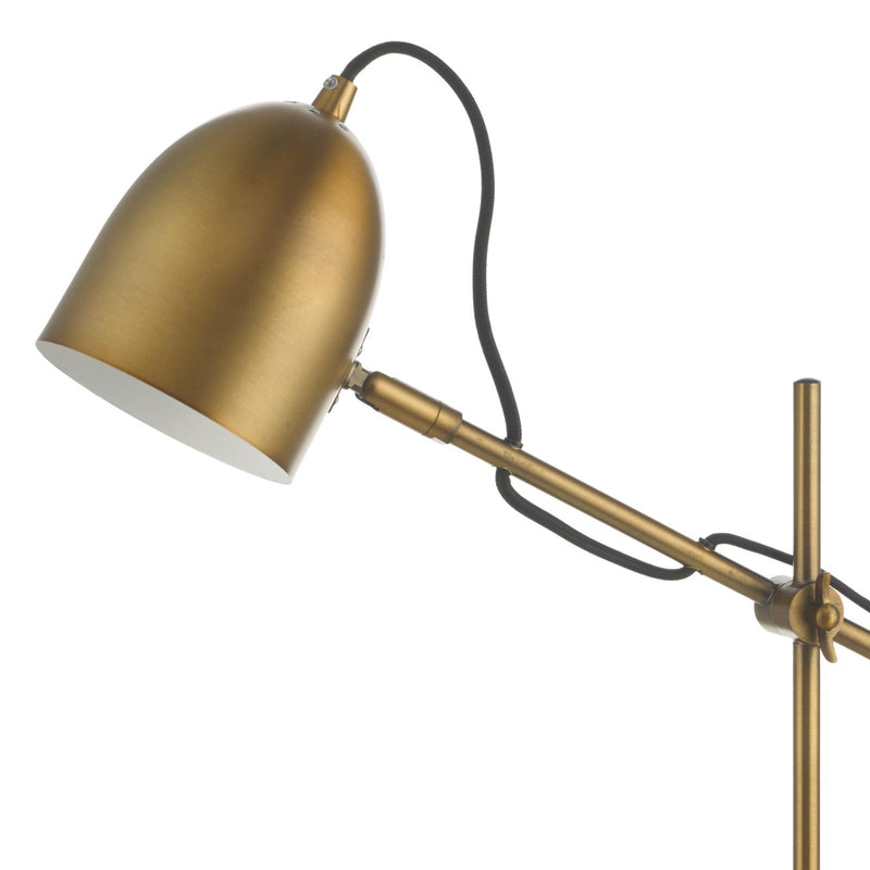 Dar Lighting Mendal Task Lamp Bronze & Marble • MEN4263
