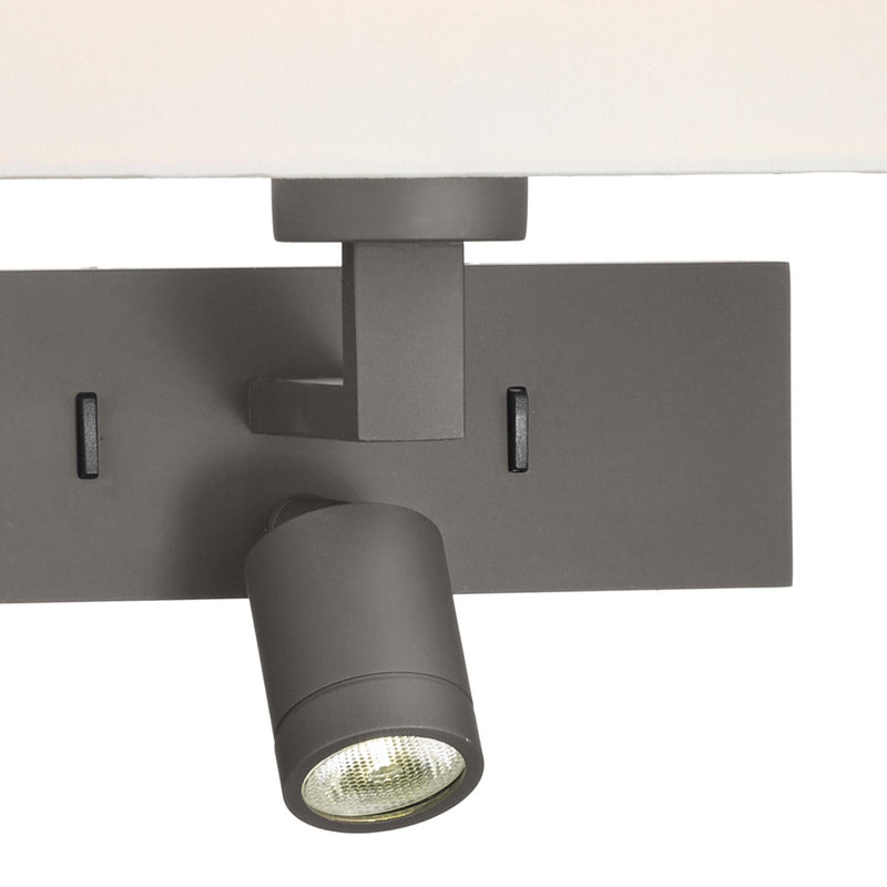 Dar Lighting Modena Wall Light With LED In Bronze (Bracket Only) • MOD7163L