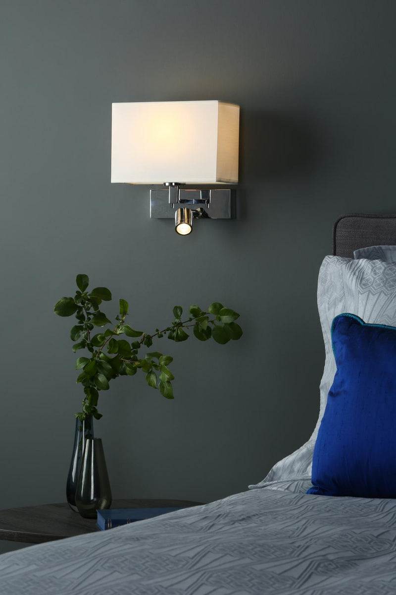 Dar Lighting Modena Wall Light With LED In Bronze (Bracket Only) • MOD7163L