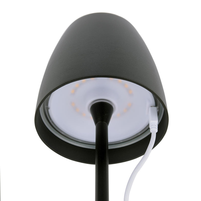 Dar Lighting Munich Rechargeable Outdoor Table Lamp IP54 • MUN4222