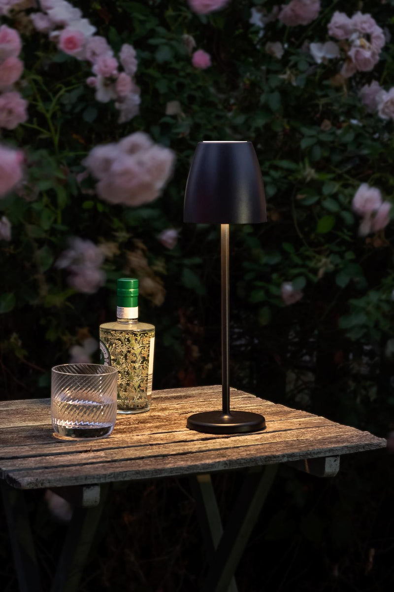 Dar Lighting Munich Rechargeable Outdoor Table Lamp IP54 • MUN4222