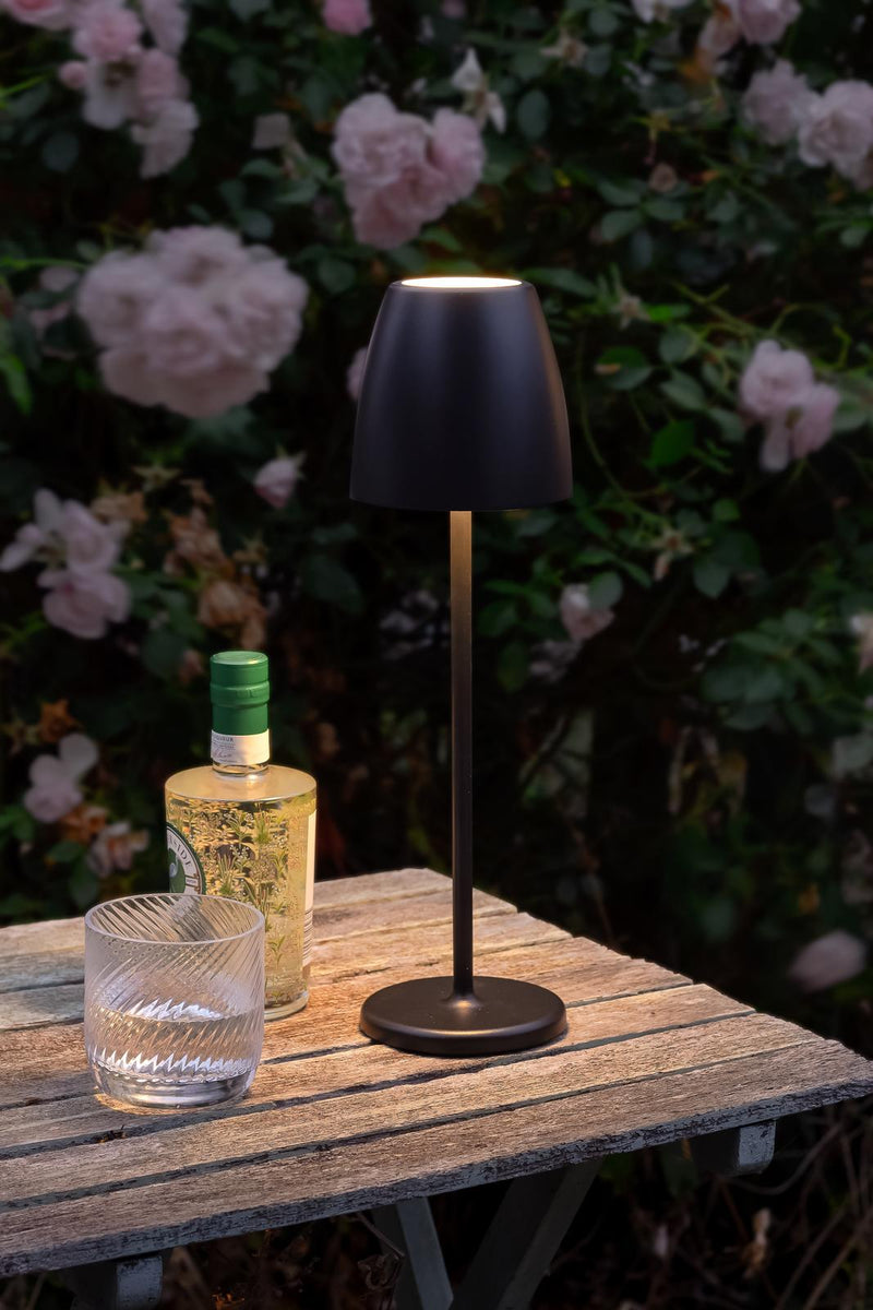 Dar Lighting Munich Rechargeable Outdoor Table Lamp IP54 • MUN4222