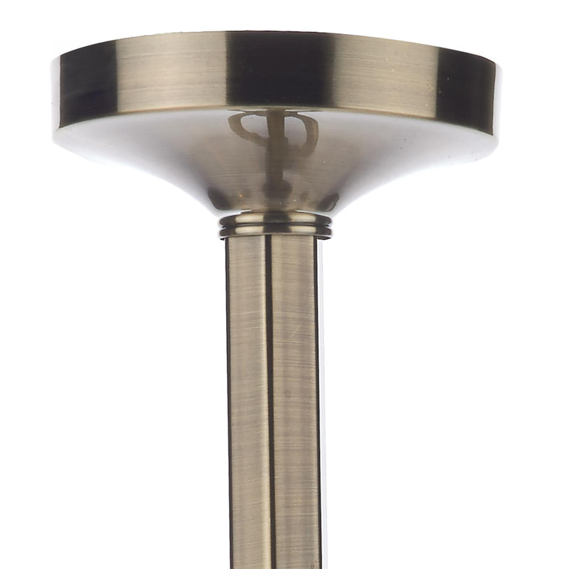 Dar Lighting Murray 5 Light Dual Mount Pendant Antique Brass • MUR0575