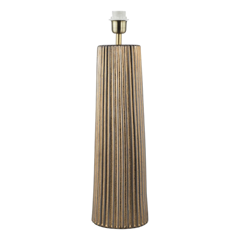 Dar Lighting Myla Ceramic Table Lamp Bronze Base Only • MYL4229