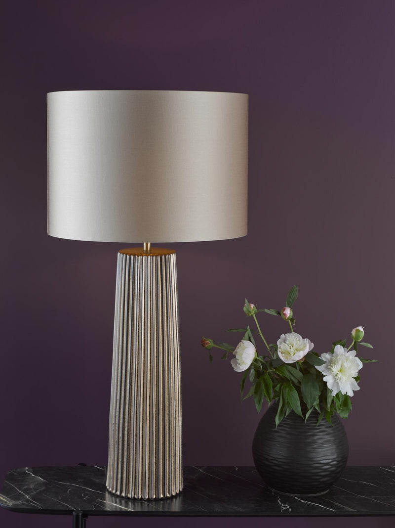 Dar Lighting Myla Ceramic Table Lamp Bronze Base Only • MYL4229