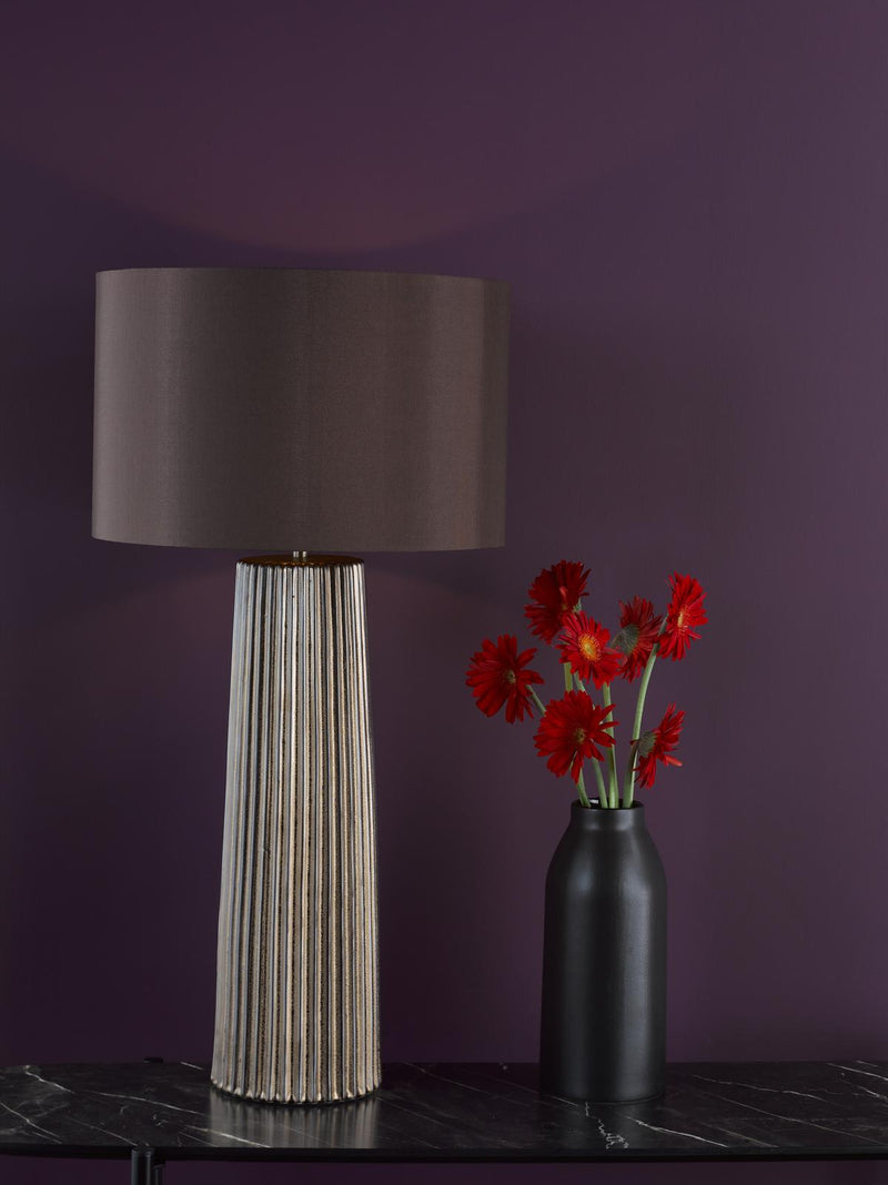 Dar Lighting Myla Ceramic Table Lamp Bronze Base Only • MYL4229