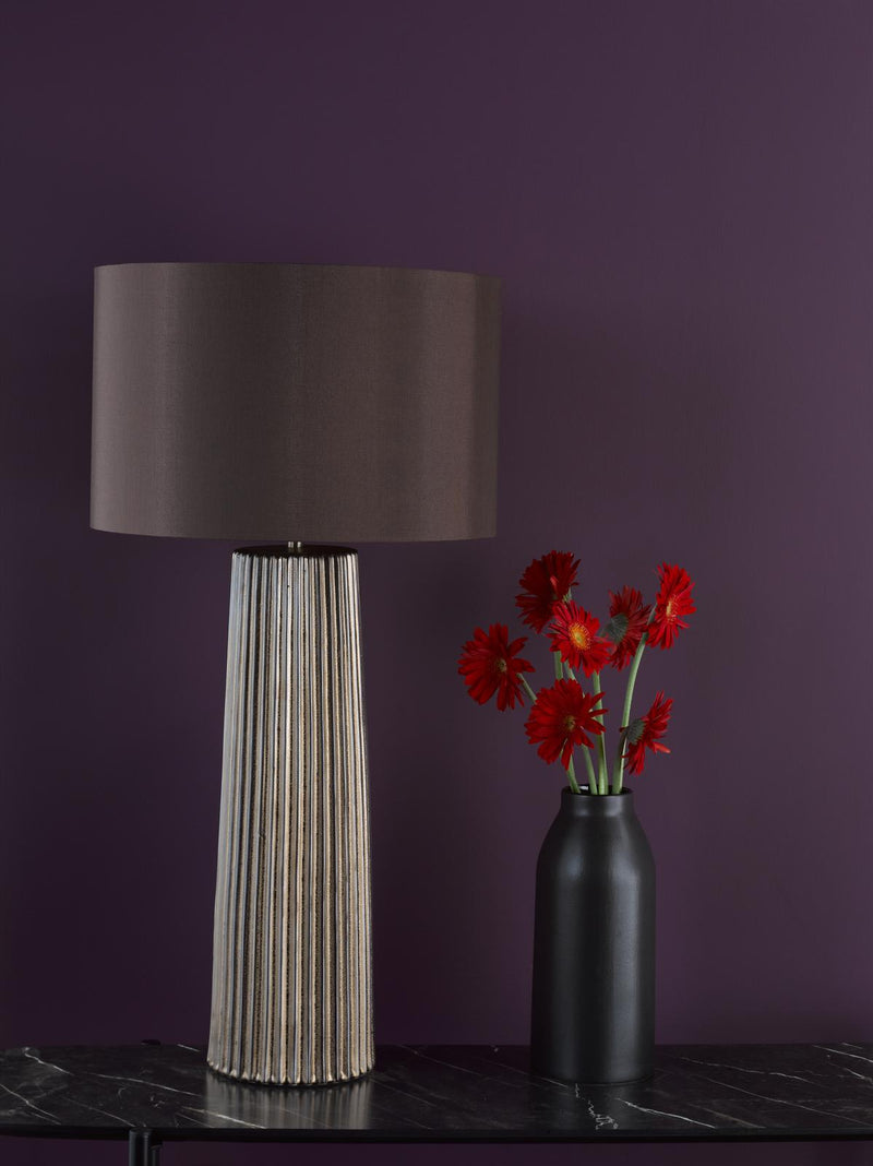 Dar Lighting Myla Ceramic Table Lamp Bronze Base Only • MYL4229