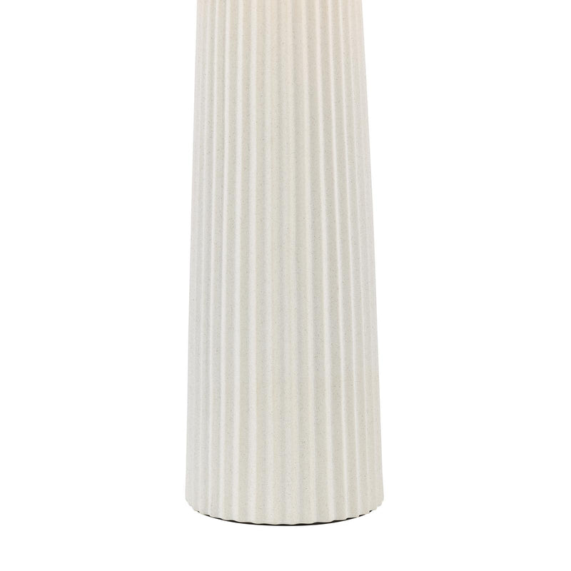 Dar Lighting Myla Ceramic Table Lamp White Base Only • MYL422