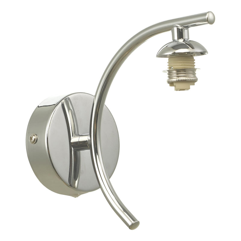 Dar Lighting Nakita Wall Light Polished Chrome Bracket Only  • NAK0750-F