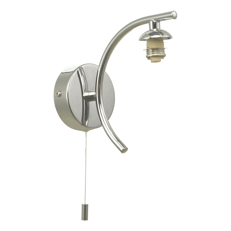 Dar Lighting Nakita Wall Light Polished Chrome Bracket Only  • NAK0750-F