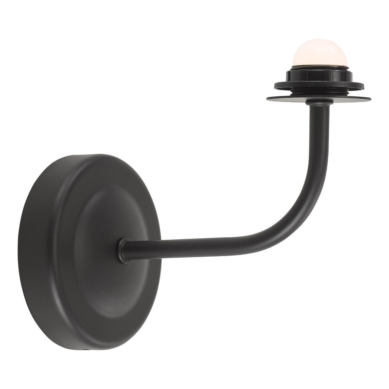 Dar Lighting Navarro Rechargeable Wall Light Matt Black Bracket Only LED • NAV0722