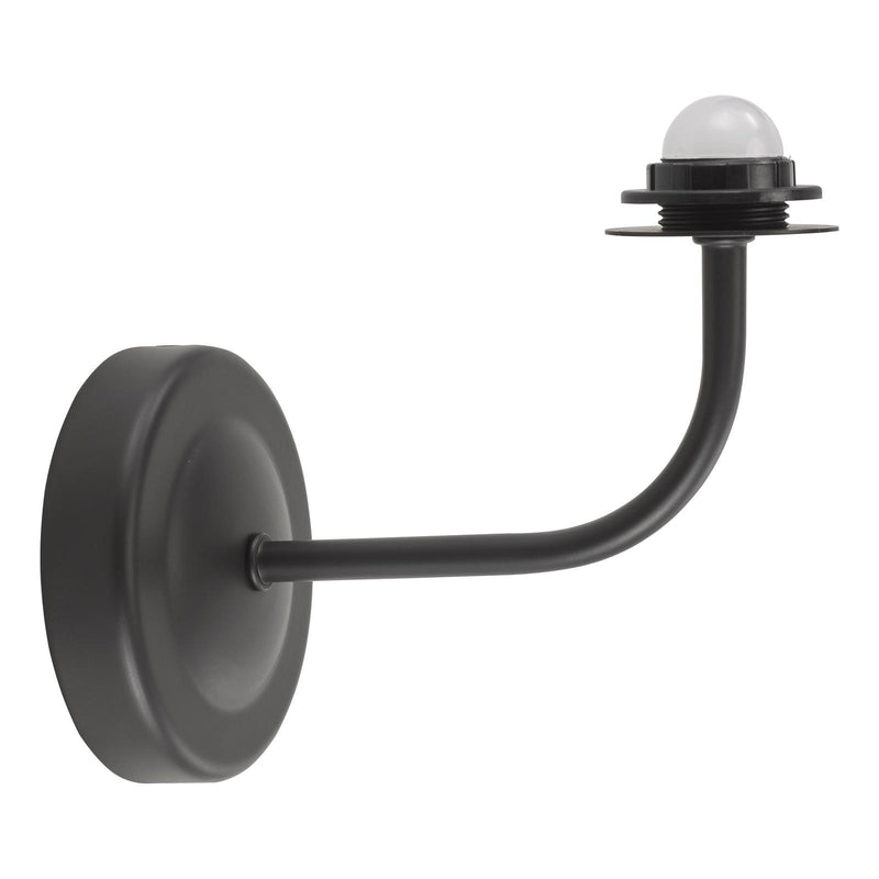 Dar Lighting Navarro Rechargeable Wall Light Matt Black Bracket Only LED • NAV0722