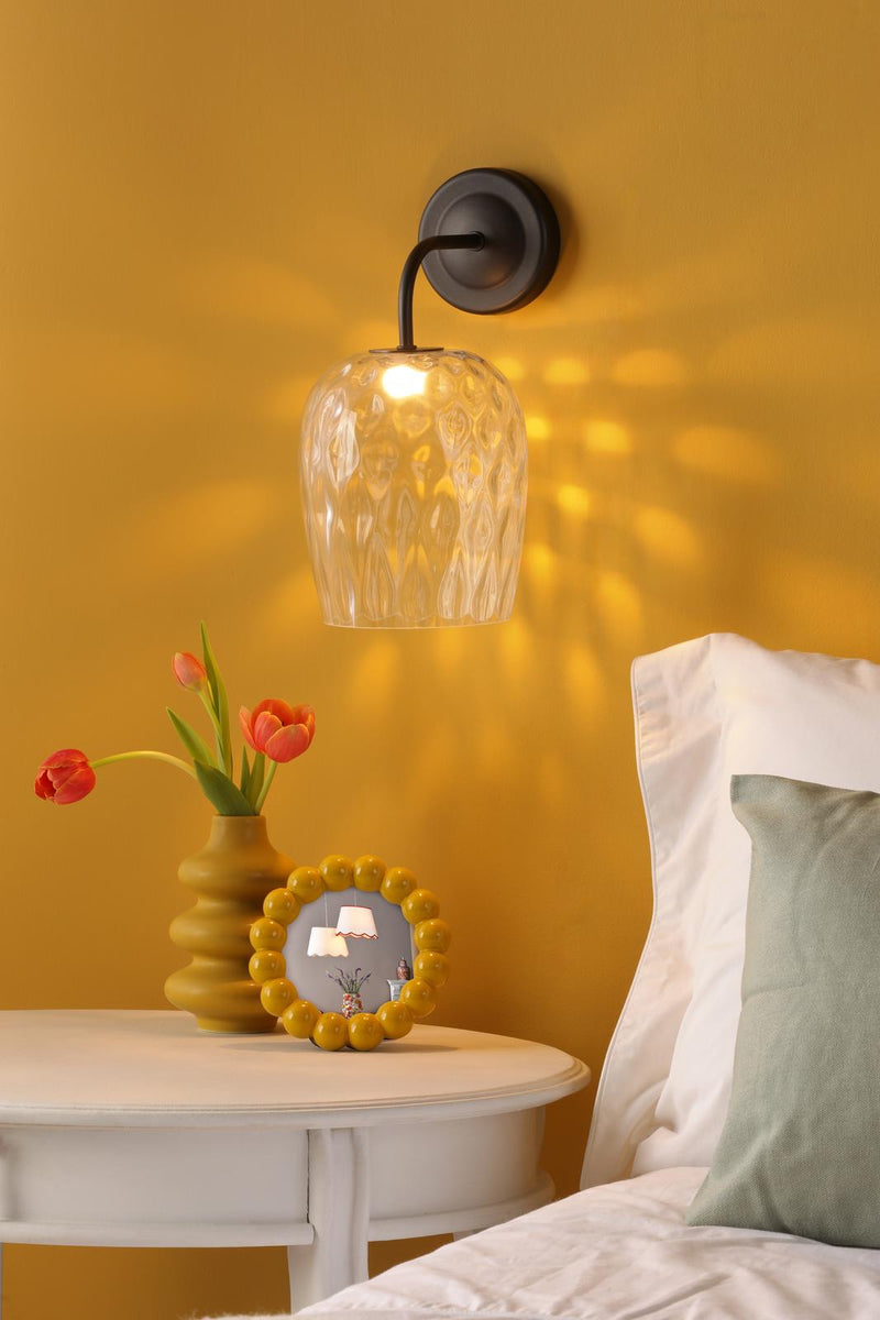 Dar Lighting Navarro Rechargeable Wall Light Matt Black Bracket Only LED • NAV0722