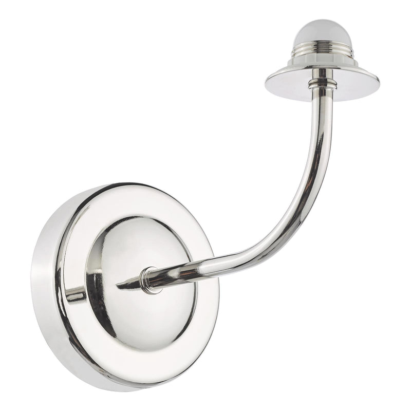 Dar Lighting Navarro Rechargeable Wall Light Polished Nickel Bracket Only LED • NAV0738