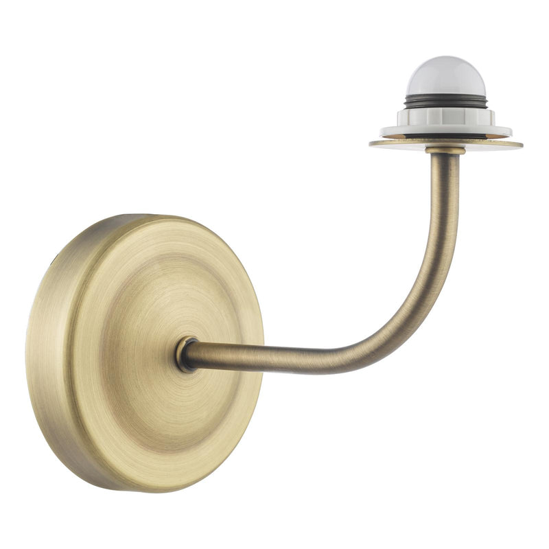 Dar Lighting Navarro Rechargeable Wall Light Matt Antique Brass Bracket Only LED • NAV0775