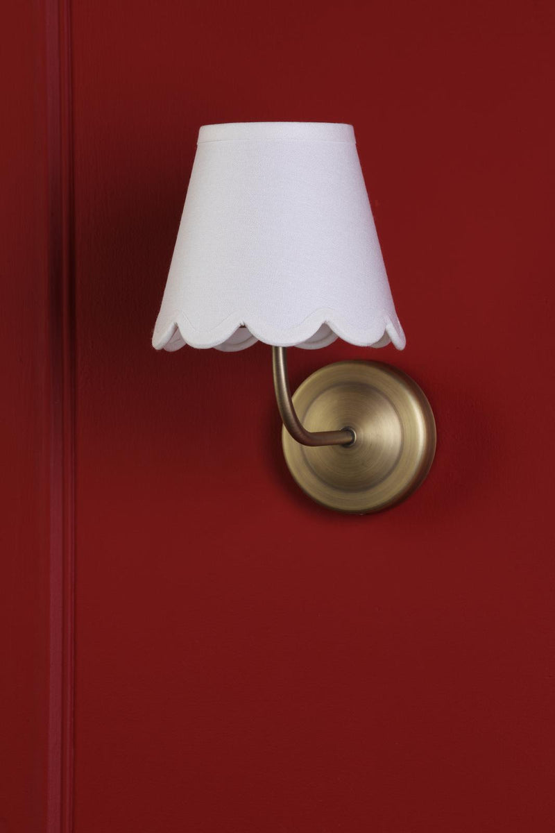 Dar Lighting Navarro Rechargeable Wall Light Matt Antique Brass Bracket Only LED • NAV0775
