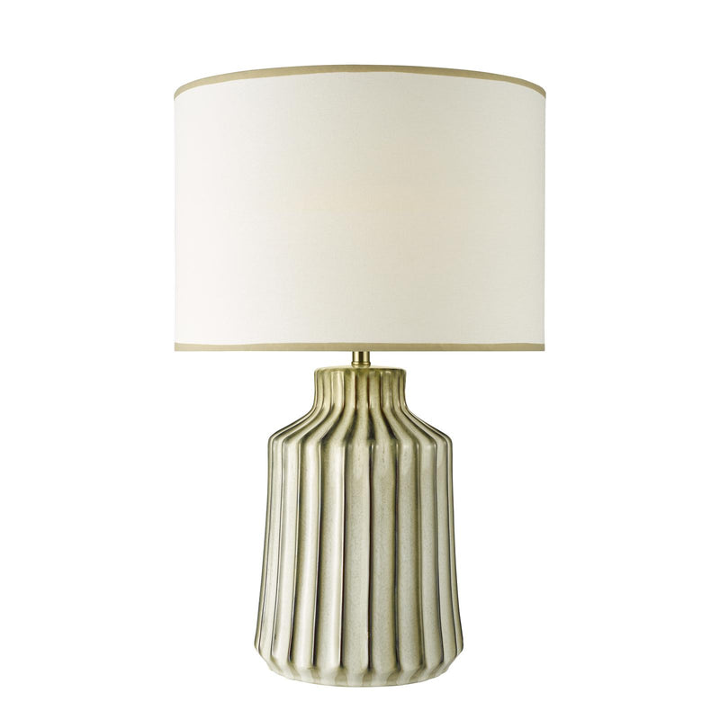 Dar Lighting Nedra Table Lamp Natural Base Only • NED4229