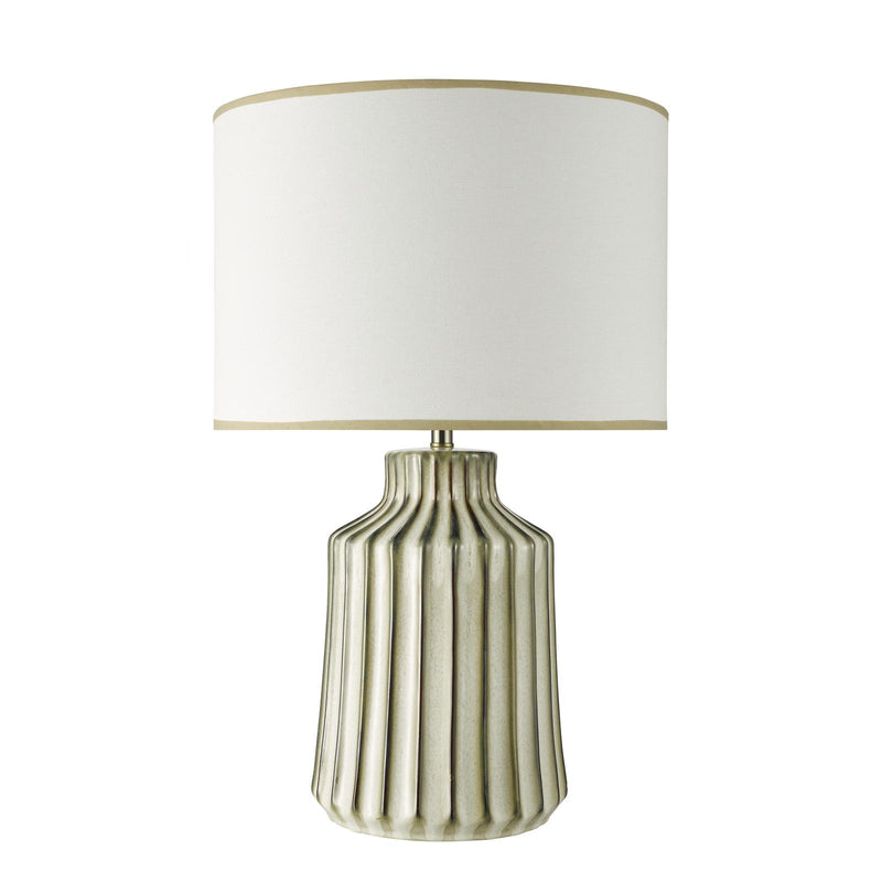 Dar Lighting Nedra Table Lamp Natural Base Only • NED4229