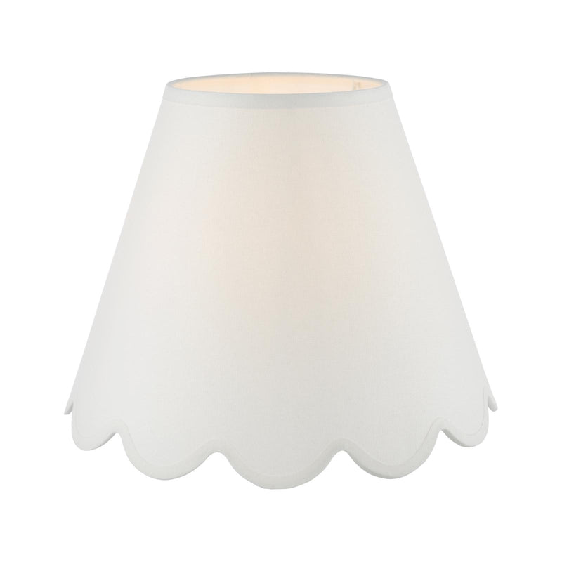 Dar Lighting Nerita Ivory Linen Empire Shade 35cm 35cm • NER142