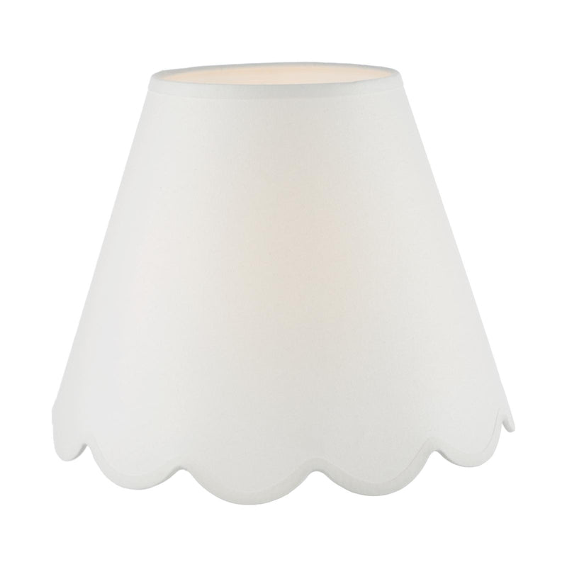 Dar Lighting Nerita Ivory Linen Empire Shade 40cm 40cm • NER162