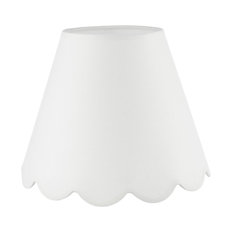 Dar Lighting Nerita Ivory Linen Empire Shade 40cm 40cm • NER162