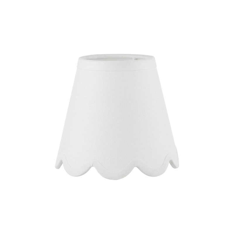 Dar Lighting Nerita Ivory Linen Empire Shade 15cm 15cm • NER262