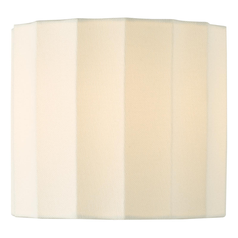 Dar Lighting Noura Ivory Linen Drum Shade 18cm 18cm • NOU1015