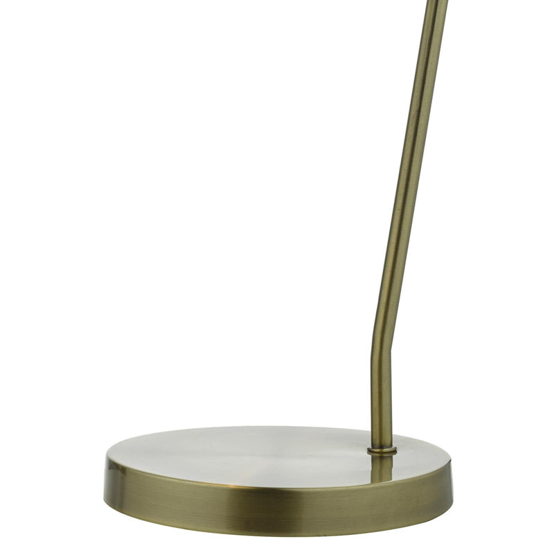 Dar Lighting Olly Task Table Lamp Antique Brass Black • OLL4154