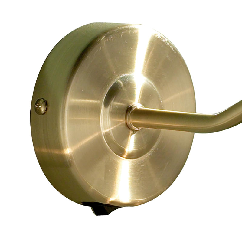 Dar Lighting Onedin Picture Light Satin Brass • ONE6741