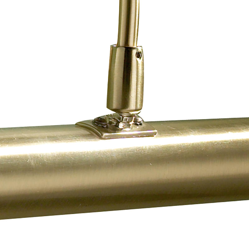 Dar Lighting Onedin Picture Light Satin Brass • ONE6741