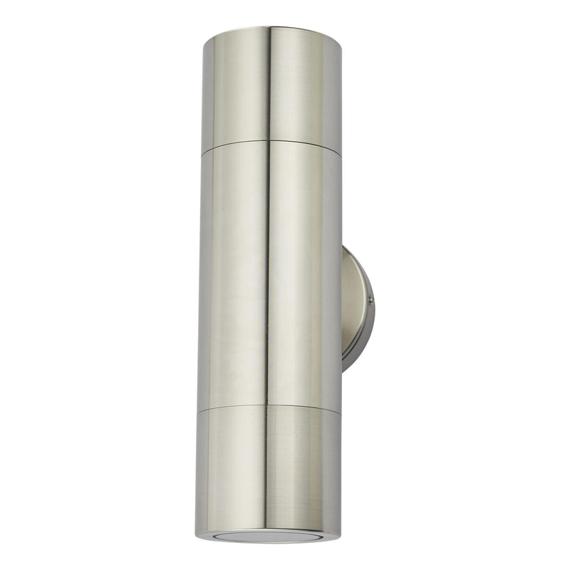 Dar Lighting Ortega Outdoor 2 Light Wall Light Aluminium IP65 • ORT3268