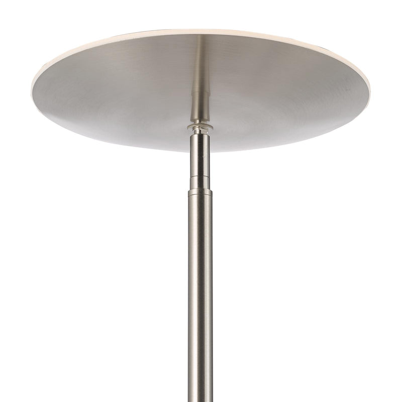 Dar Lighting Osbert Mother & Child Floor Lamp Satin Nickel LED • OSB4946