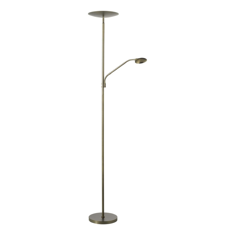 Dar Lighting Osbert Mother & Child Floor Lamp Satin Bronze LED • OSB4963