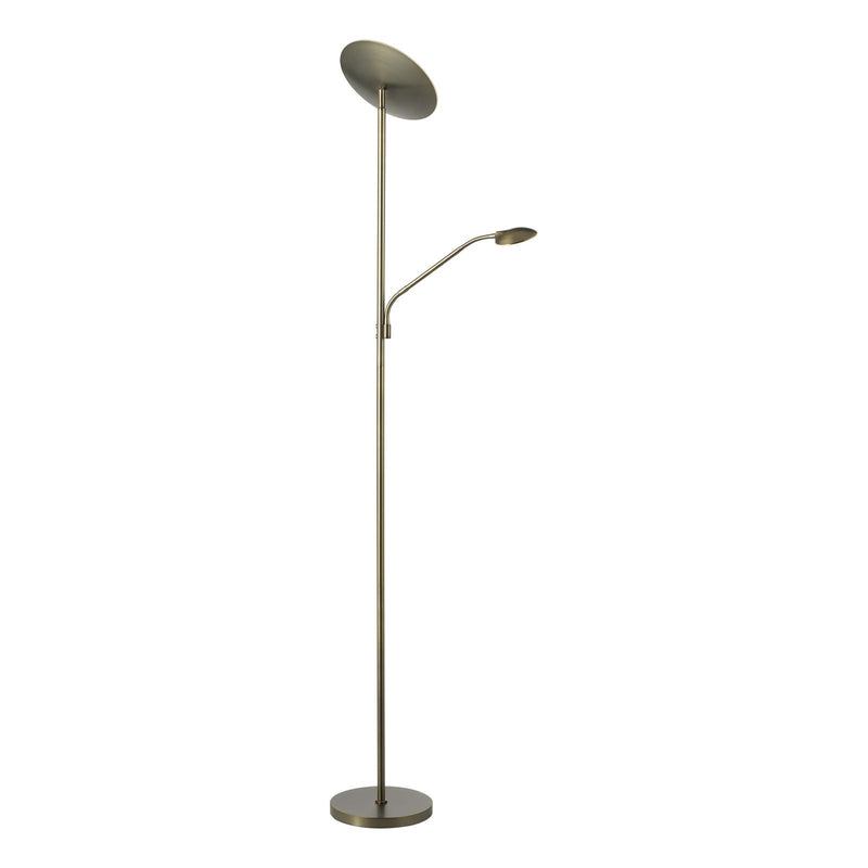 Dar Lighting Osbert Mother & Child Floor Lamp Satin Bronze LED • OSB4963