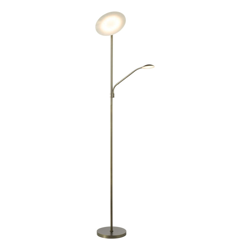 Dar Lighting Osbert Mother & Child Floor Lamp Satin Bronze LED • OSB4963