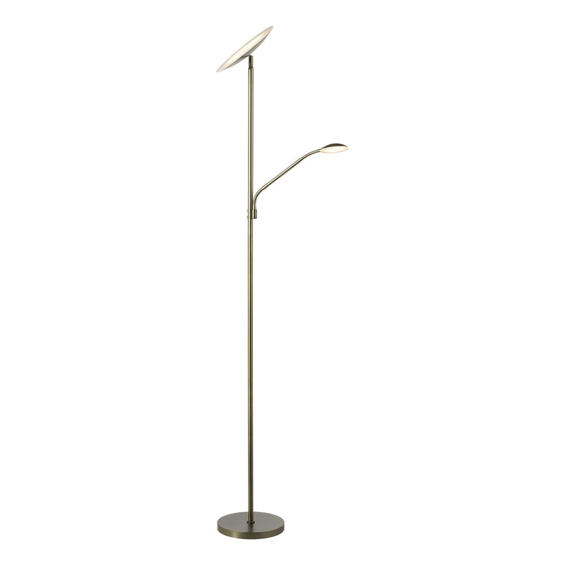Dar Lighting Osbert Mother & Child Floor Lamp Satin Bronze LED • OSB4963