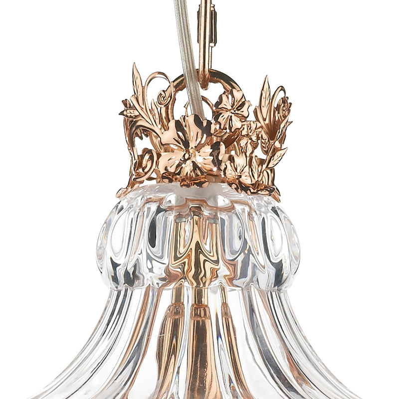 Dar Lighting Ottoman 1 Light Pendant French Gold • OTT0135