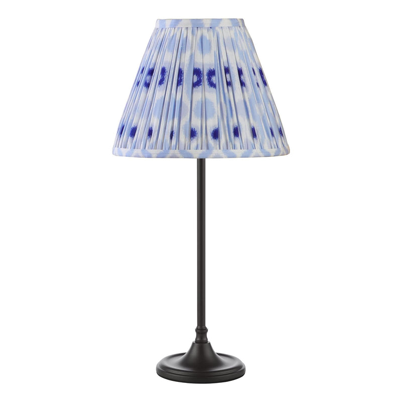 Dar Lighting Padme Table Lamp Matt Black With Shade • PAD4222-IKA1023
