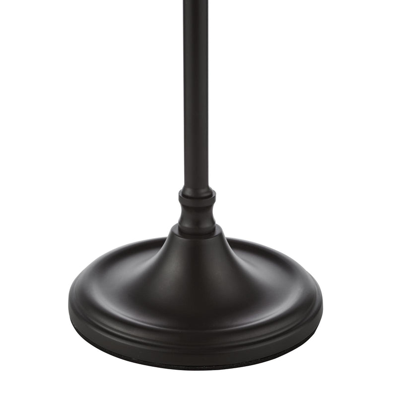 Dar Lighting Padme Table Lamp Matt Black With Shade • PAD4222-NER102