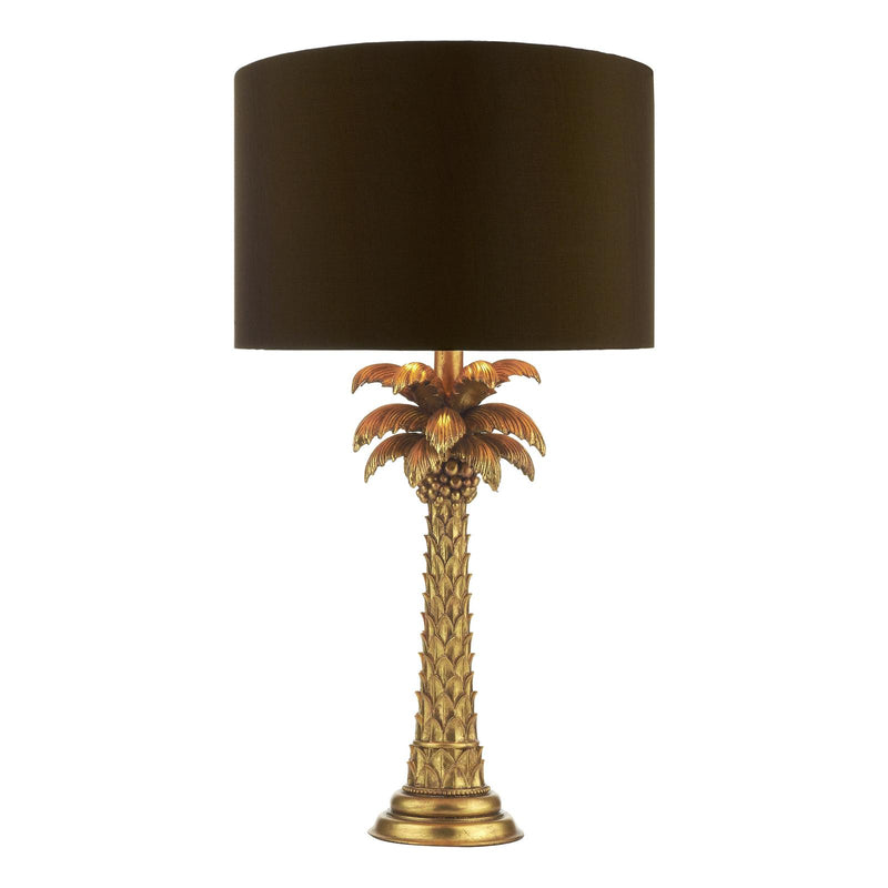 Dar Lighting Palm Table Lamp Gold Base Only • PAL4235-X