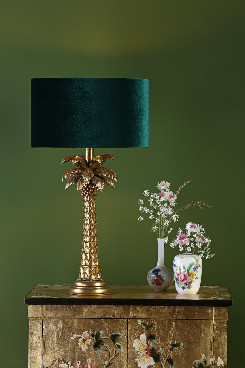 Dar Lighting Palm Table Lamp Gold Base Only • PAL4235-X