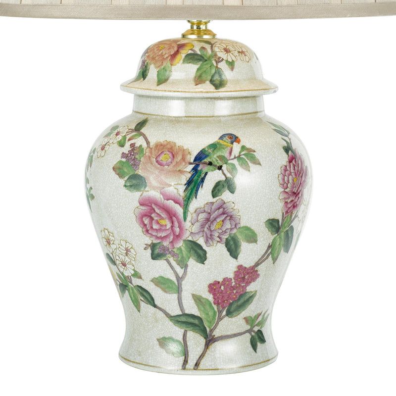 Dar Lighting Peony Table Lamp Floral Design Base Only • PEO4255
